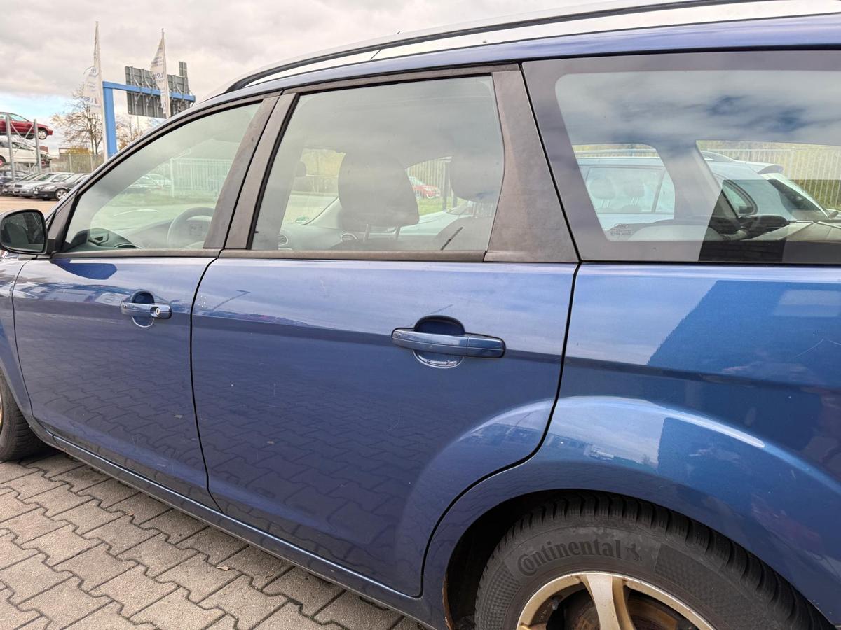 Ford Focus 2 DA3 original Tür hinten links Burmablau Rohbau Kombi Turnier BJ10